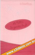 A Bíblia da Garota de Fé(rosa e pink)