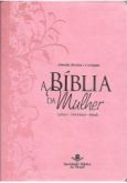 BIBLIA ROSA CLARO MULHER MEDIA