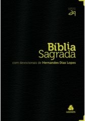 BIBLIA LUXO DEVOCIONAL HDL PRETA SEC 21