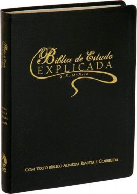 BÍBLIA EXPLICADA PRETA LUXO (S.E MCNAIR)